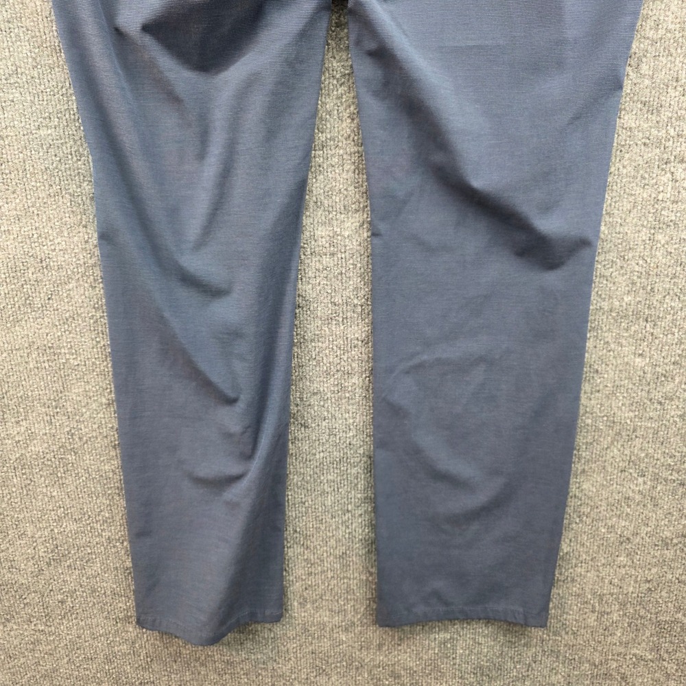 Callaway Mens Golf Pants‎ 34x32 Blue Stretch Performance Flat Front Casual Chino - Picture 4 of 10